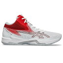 asics アシックス 1053A064 ユニセックス バレーボールシューズ ミドルカ ット V-SWIFT FF MT 4 WHITE/CLAS