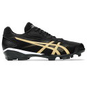 【エントリーでポイント最大10倍】asics アシックス 1123A033 野球 スパイク ター シャイン STAR SHINE 3 ブラック/リッチゴールド(4)