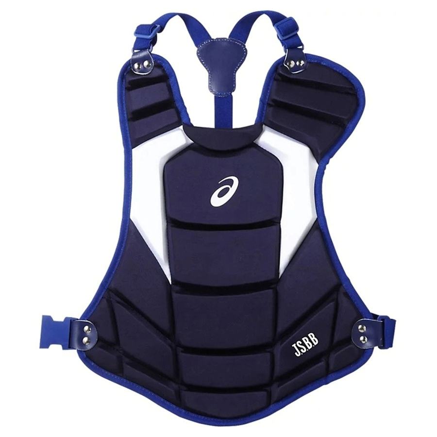 asics アシックス BPP571 野球 ジュニア 軟式用 JSBB公認 キャッチャーズ プロテクター ネイビー/ロイヤル