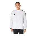 【店内2点購入でP5倍!3点でP10倍!※要エントリー】asics アシックス ドライクロスロゴテープ ジャケット トレーニング 2031E965 100