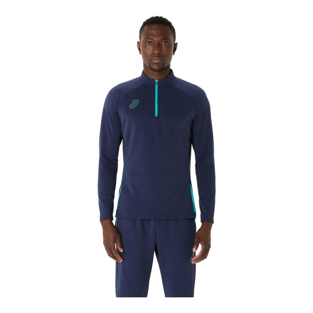 asics アシックス ハーフジップ ニット トップ サッカー 2101A301 405