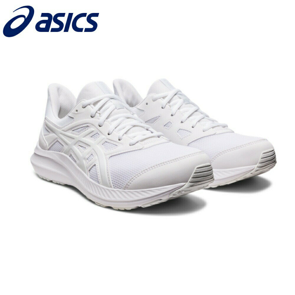 【即納 あす楽】asics アシックス スニーカー 白 通学用シューズ JOLT 4 ジョルト4 通学スニーカー 白靴 エクストラワイド 幅広 通学 靴 新入学 1011B602 100