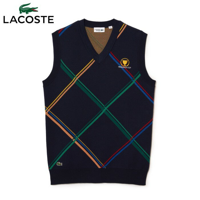 【即納 あす楽】LACOSTE ラコステ メンズ ゴルフ ベスト AH0729L スポーツウエア プレジデンツカップコレクション