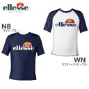 【即納 あす楽】エレッセ ラッシュガード Tシャツ EN17291 メンズ フィットネス水着 エレッセ ヘリテージ 水陸両用 ビーチバレー 日本代表男子 ゲームウェア