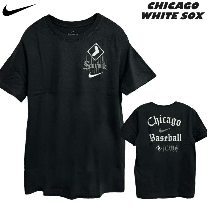 【ポイント5倍！※要エントリー】【即納 あす楽】NIKE ナイキ MLB WHITE SOX シカゴ・ホワイトソックス 半袖Tシャツ メンズ シティ コネクト2 N199-RX-GZR 00A BLACK 野球 MLB