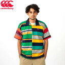 【エントリーでポイント最大10倍】即納 夏物セール Canterbury カンタベリー ショートスリーブアグリージャージ メンズ レディース ラグビー スポーツ...