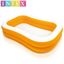 【即納 あす楽】INTEX インテックス 57181 マンダリン インフレータブル ファミリープール 長方形プール 229×152×48cm 家庭用プール キッズ プール