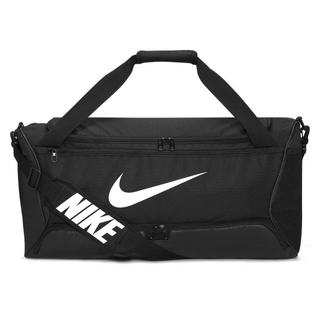 NIKE ナイキ スポーツバッグ ブラジリア 9.5 ダッフル M 60L DH7710 010 ブラック ボストンバッグ 遠征 合宿 新入学