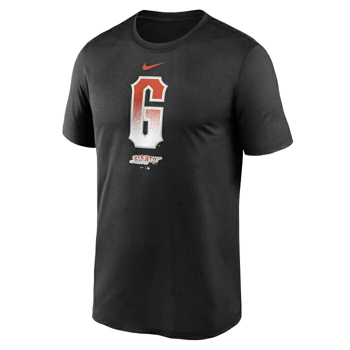 【即納 あす楽】NIKE ナイキ MLB サンフランシスコ ジャイアンツ SAN FRANCISCO GIANTS 半袖Tシャツ メンズ シティコネクト ラージロゴ NKGK-00A-GIA-LP0 ネイビー 野球 メジャーリーグベースボール