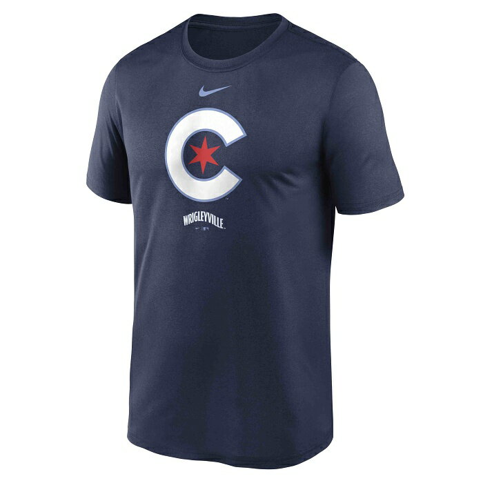 【即納 あす楽】NIKE ナイキ MLB シカゴ カブス CICAGO CUBS 半袖Tシャツ メンズ シティコネクト ラージロゴ NKGK-44B-EJ-LP0 ネイビー 野球 メジャーリーグベースボール