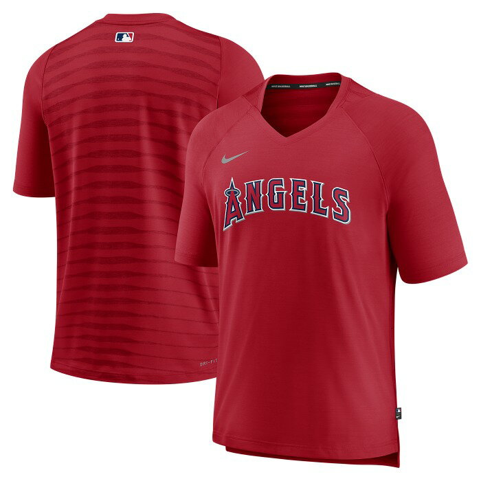 楽天BEE SPORTS【即納 あす楽】NIKE ナイキ MLB オーセンティック コレクション エンゼルス ANGELS ドライフィットTシャツ プレゲーム ラグラン 半袖 メンズ NACSANG8WB 野球 メジャーリーグベースボール NACS-62Q-ANG-8WB