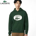 【ポイント5倍！※要エントリー】【即納 あす楽】LACOSTE ラコステ メンズ モノグラムモチーフラコステプリントフードスウェット SH0067L スポーツウエア カジュアル 長袖 スウェット フーディー パーカー 男性