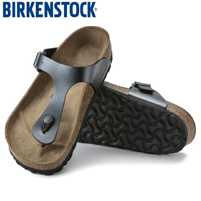 ギゼ 【店内2点以上で最大P10倍※要エントリー】【即納 あす楽】BIRKENSTOCK ビルケンシュトック Gizeh BF ギゼ メタリックブラック レギュラー幅 普通幅 カジュアル サンダル レディース 正規代理店 1018406 新作