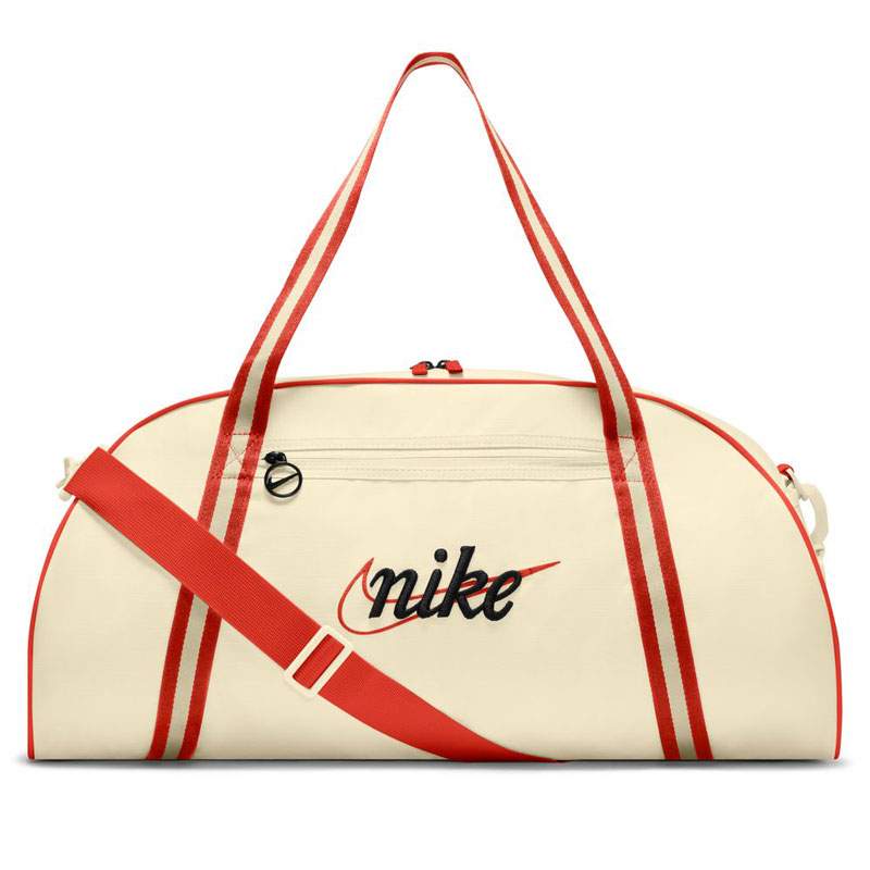 【即納 あす楽】NIKE ナイキ ウィメンズ ジム クラブ バッグ プラス トレーニングバッグ 24L 113 ココナッツミルク×ピカンテレッド ジムバッグ 鞄 スポーツバッグ