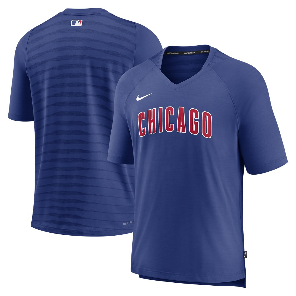 NIKE ナイキ MLB オーセンティック コレクション シカゴ・カブス ドライフィットTシャツ プレゲーム ラグラン 半袖 メンズ NACSEJ8WB 野球 メジャーリーグベースボール NACS-4EW-EJ-8WB