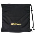 【スーパーセール ポイント10倍!※要エントリー】即納 Wilson ウイルソン グラブ袋 グローブ 収納 袋 ゴールド 黒 WTA8020 ギフト 記念品 景...