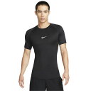 即納 NIKE ナイキ プロ ドライフィット 半袖 フィットネストップ FB7933 010 メンズ スポーツインナー スポーツウエア ブラック S~XLサイズ