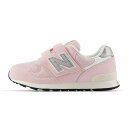 即納 New Balance ニューバランス キッズシューズ PO313TB2W ピンク ベルトタイプ 女の子 男の子 運動靴 17.0〜21.5cm
