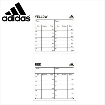 【5％OFFクーポン発行中】【即納★あす楽】adidas/アディダスレフェリーカードステッカーサッカー (V09359) 審判 レフリー 審判用品 【39ショップ】