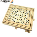 即納 FUN PARK ファンパーク 立体メイズ(迷図)ゲーム 知育玩具 Wooden Maze Game 77006