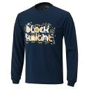 Black knight ブラックナイト T-4202U ドライロングTシャツ ネイビー(4)
