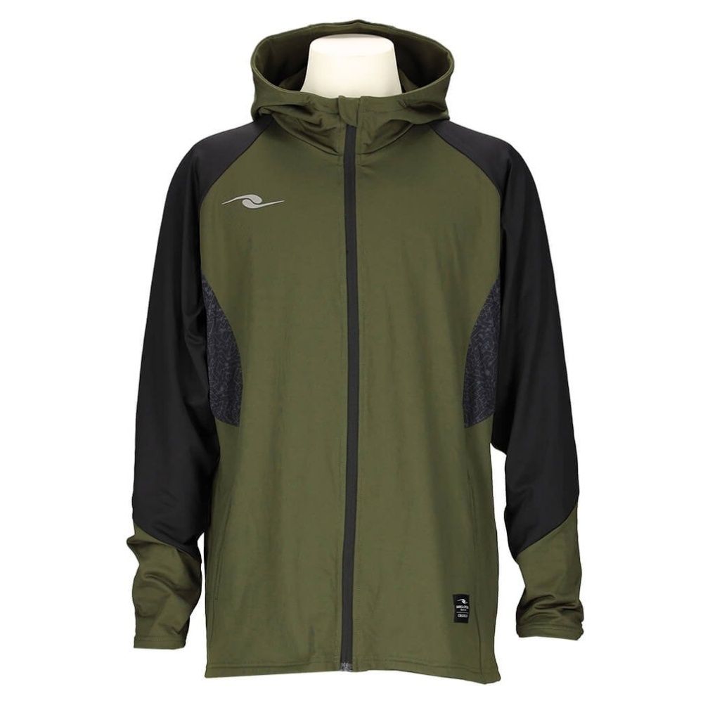 ダウポンチ 裏起毛ウォームジップフーディ DPZ0442 ダークオリーブ サッカー フットサル