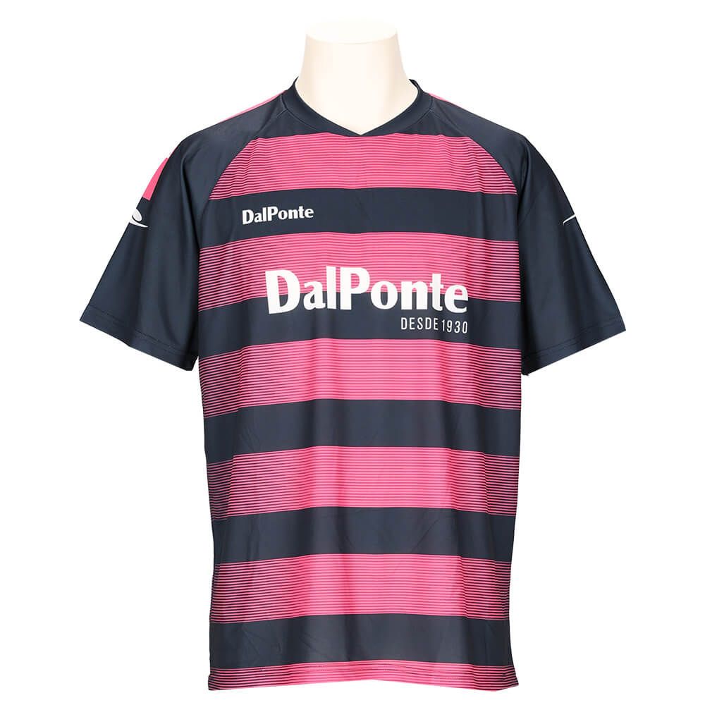 ダウポンチ 昇華ボーダープラクティスシャツ DPZ134 ネイビー サッカー フットサル