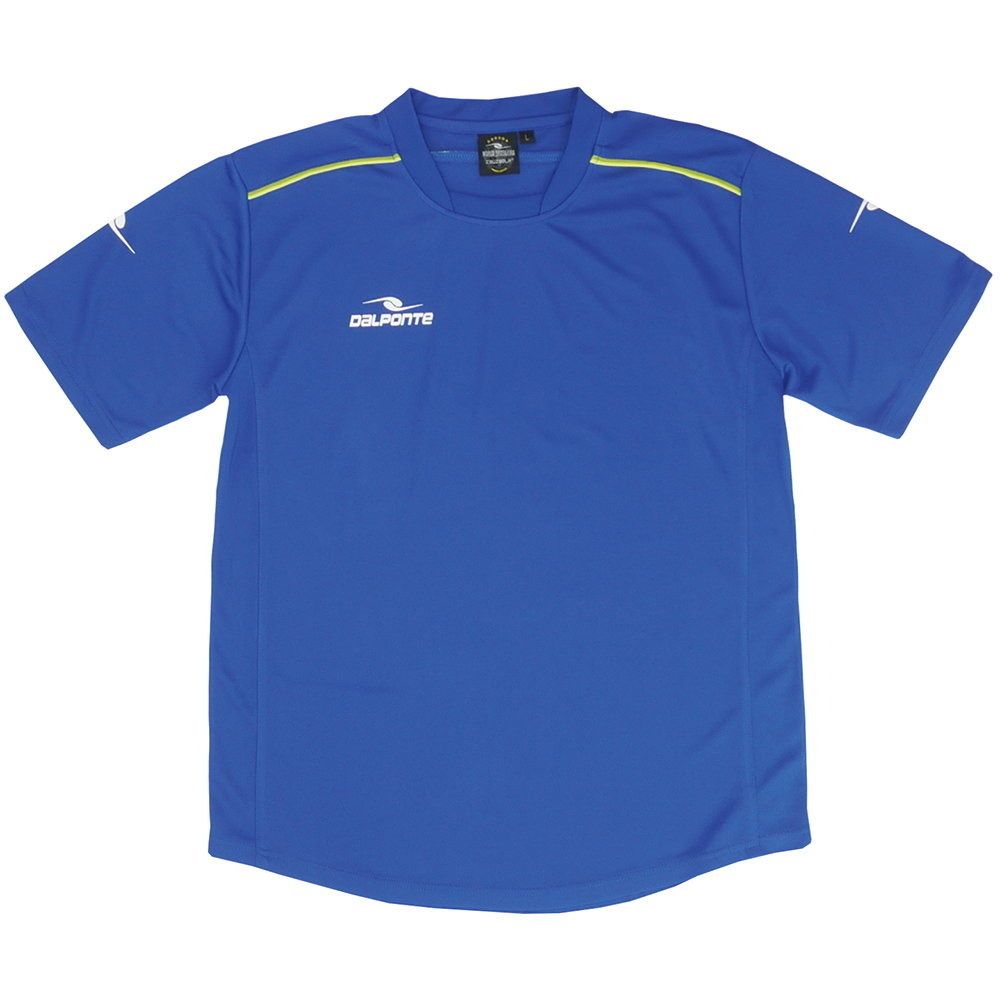 ダウポンチ ダブルパイピングゲームシャツ DPZ76 ロイヤルブルー サッカー フットサル