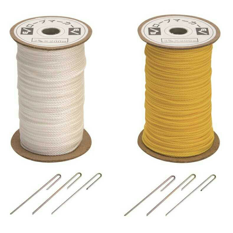 Rakuten - EVERNEW エバニュー EKA182 ロープマーカー3x300 黄 グランド整備