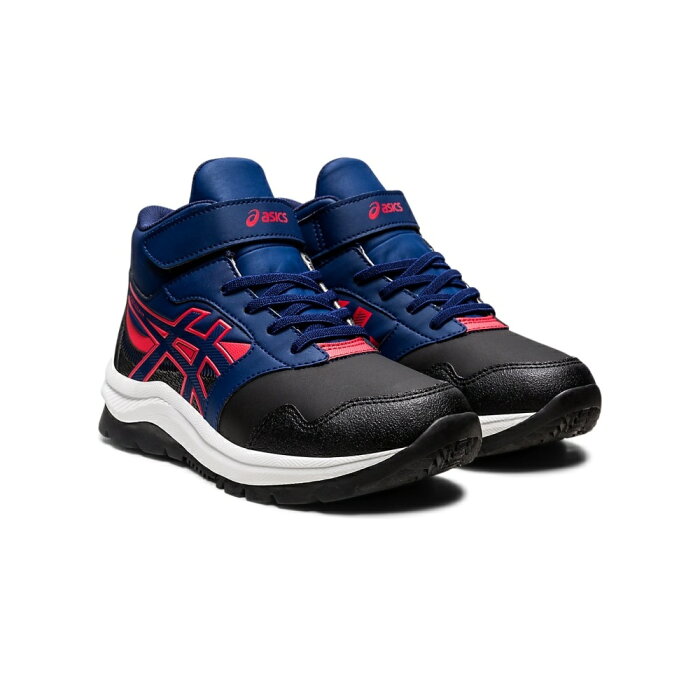 【スーパーセール★エントリーでP最大42倍】asics アシックス 1154A135 キッズ ジュニアシューズ LAZERBEAM WF-MG BLACK/NAVY BLUE（001）