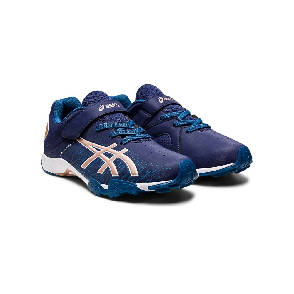 【スーパーセール★エントリーでP最大42倍】asics アシックス 1154A138 キッズ ジュニアシューズ LAZERBEAM SH-MG NAVY BLUE/PINK GOLD（401）