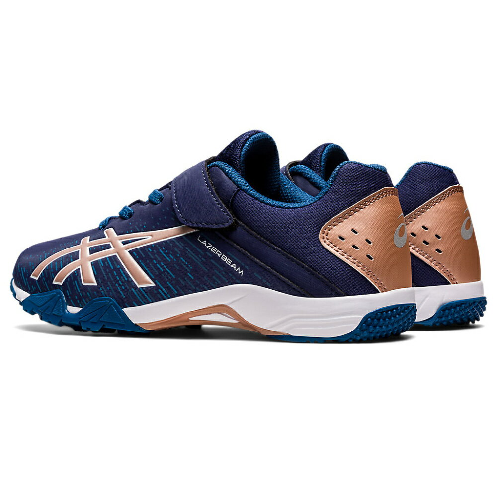 【スーパーセール★エントリーでP最大42倍】asics アシックス 1154A138 キッズ ジュニアシューズ LAZERBEAM SH-MG NAVY BLUE/PINK GOLD（401）