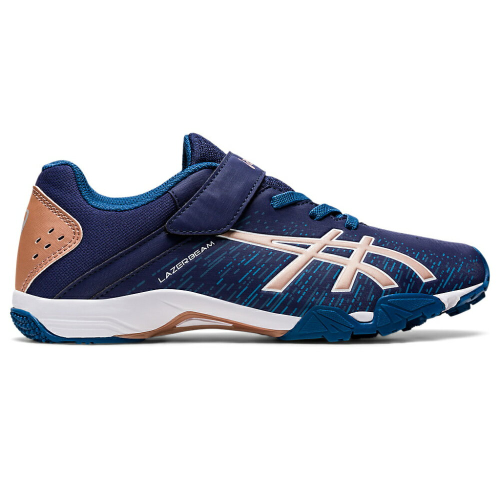 【スーパーセール★エントリーでP最大42倍】asics アシックス 1154A138 キッズ ジュニアシューズ LAZERBEAM SH-MG NAVY BLUE/PINK GOLD（401）