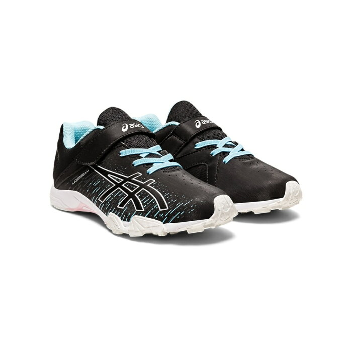 【スーパーセール★エントリーでP最大42倍】asics アシックス 1154A141 キッズ ジュニアシューズ LAZERBEAM SH-MG(White Rubber) BLACK/WHITE（003）