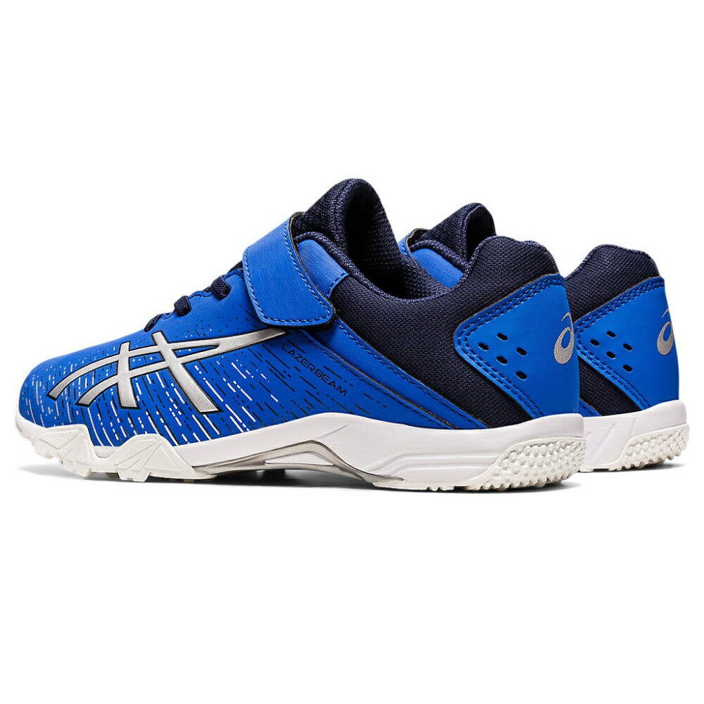 【スーパーセール★エントリーでP最大42倍】asics アシックス 1154A141 キッズ ジュニアシューズ LAZERBEAM SH-MG(White Rubber) BLUE/SILVER（400）