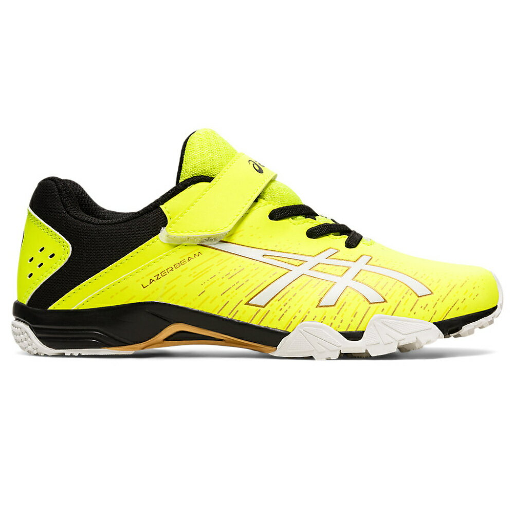 【スーパーセール★エントリーでP最大42倍】asics アシックス 1154A141 キッズ ジュニアシューズ LAZERBEAM SH-MG(White Rubber) NEON YELLOW/WHITE（750）