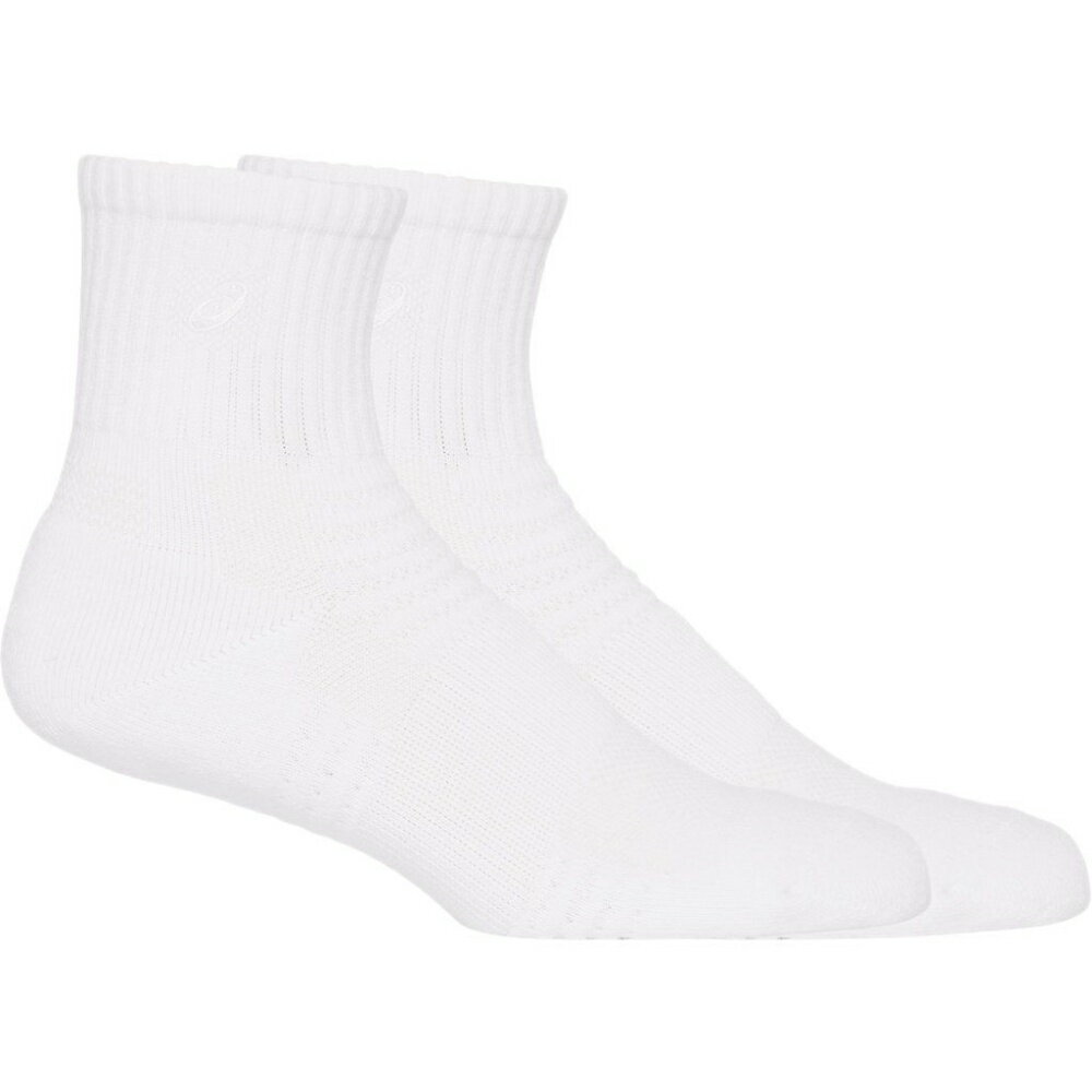 【エントリーでポイント最大10倍】asics アシックス 3033B871 スポーツソックス ソックス18 はき口?かかとまでの長さ18cm バスケットボール バレー ハンドボール ブリリアントホワイト×ブリリアントホワイト 104 靴下