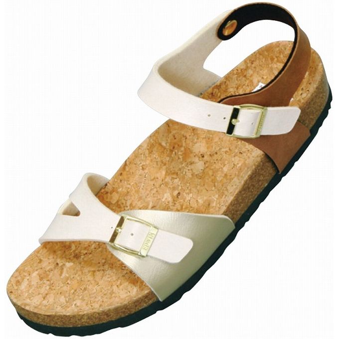 【ポイント10倍！※要エントリー スーパーセール】EDWIN/エドウィン サンダル EW9464 レディスフットベット マルチブラウン EW9464-828