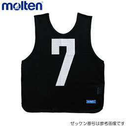 molten モルテン ジュニア 3番 1枚 GB0012-BK03 ビブス ゼッケン ゲームベスト 黒 3 黒 GB0012-BK03