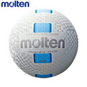 molten モルテン S3Y1500-WC ソフトバレー ボール ソフトバレーボールデラックス 白シアン S3Y1500-WC