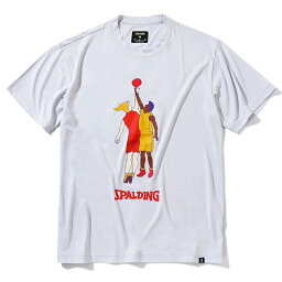 SPALDING スポルディング SMT22013 Tシャツ トライトゥゲザー トスアップ スムースドライ アイスグレー IG バスケ