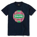 【エントリーでポイント最大10倍】SPALDING スポルディング バレーボール Tシャツ アフリカントライバルボール ネイビー NV バスケ SMT22071...