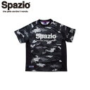 【エントリーでポイント10倍】SPAZIO スパッツィオ GE-0381 02 ブラック Jr.カモフラプラシャツ トップス プラシャツ
