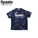 【エントリーでポイント10倍】SPAZIO スパッツィオ GE-0381 21 ネイビー Jr.カモフラプラシャツ トップス プラシャツ