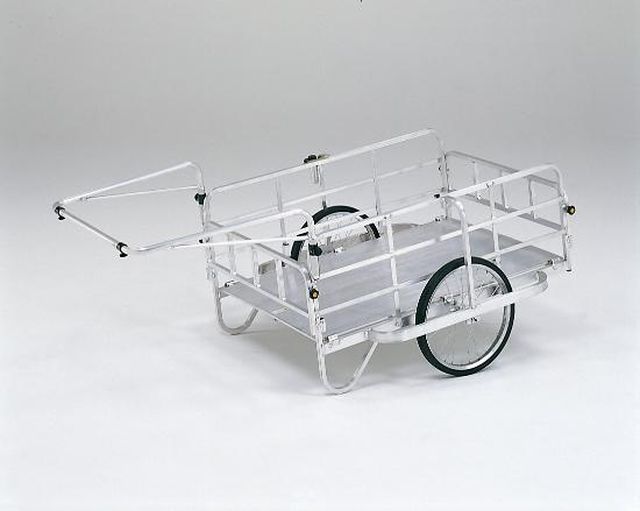 商品情報[ 商品詳細 ]●運賃ランク　13●主材アルミ●本体幅110×奥行198×高さ85cm●荷台幅80×奥行120×深さ42cm●折りたたみ時幅37×奥行128×高さ87cm●重さ25kG●積載荷重100kG●20インチノーパンクタイヤ...