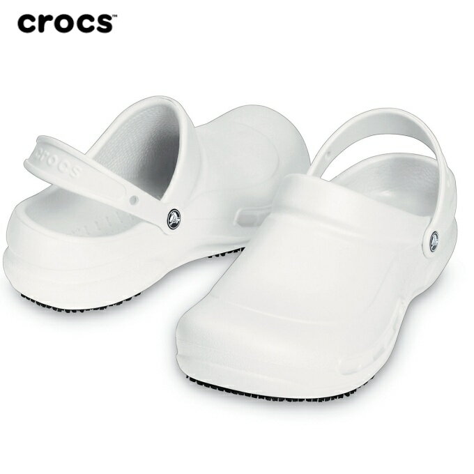 【店内2点以上で最大P10倍※要エントリー】crocs クロックス ビストロ 10075 メンズ ワークシューズ サンダル カジュアル ホワイト