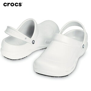 crocs クロックス ビストロ 10075 メンズ ワークシューズ サンダル カジュアル ホワイト