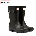 【エントリーでポイント10倍!】HUNTER ハンター WFS1000RMA BLK レディース オリジナル ショート レイン ブーツ