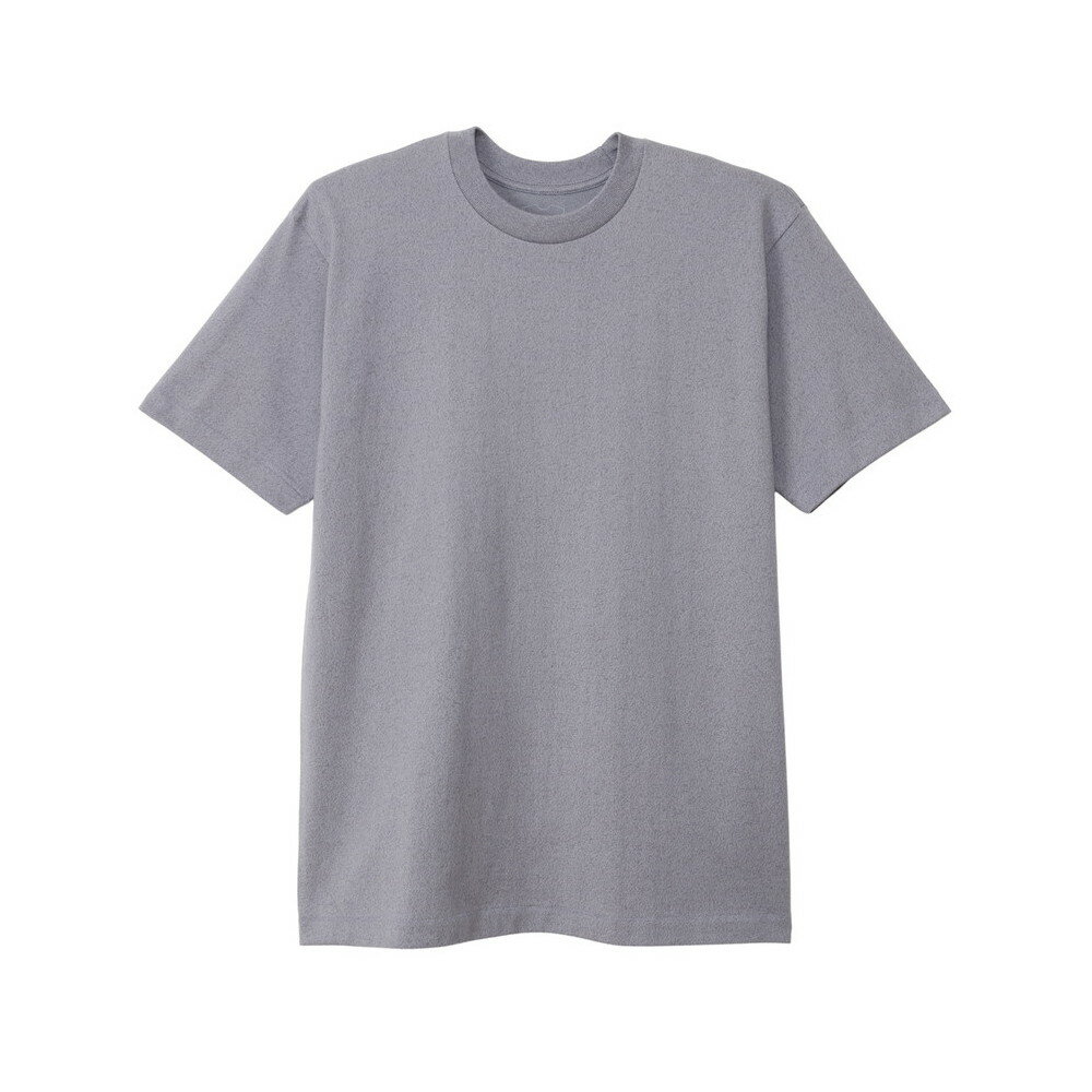 Pack-T（パックT）のパイオニア、Hanes(R)（ヘインズ）が提案する、“Hanes(R) T-SHIRTS MOKU”（ヘインズ Tシャツ モク）クルーネックTシャツです。生地は3P-T（3枚入りパックTシャツ）赤ラベルで使用している糸を撚り杢糸にして編み立てた、厚みと柔らかさを兼ね備えた7.0オンス。カラー展開は独自製法で生み出したこだわりの“杢グレー”です。一般的に糸から開発されることは極めて稀な杢糸。この独自に開発した2種類の先染めグレー糸を撚り杢糸にした、完全オリジナルの杢グレーが特長です。さらに2種類の先染め糸の一部に独自の特殊加工をし、綿100％の吸水性は担保しながら、水分の吸収率を半減させて水分を生地上で拡散させることで、夏でも汗染みの目立ちにくいグレーTシャツを実現しました。特徴的なラウンド形状のクルーネック。身幅にゆとりを持たせたアメリカンスタイルのシルエット。ストレスを軽減する脇に縫い目のない丸胴仕様。首元にネームデザインを身生地同色でプリントするタグレス仕様で襟ネームの肌当たりを解消した快適な着心地です。袖と裾部分に採用したブラインドステッチによるクリーンな印象。Hanes(R)のアーカイブをベースにアップデートした、Tシャツに求められる全ての要素にこだわった“THE BEST OF GRAY-T”（ザ ベスト オブ グレー-T）です。パッケージはピクトグラム＆ロゴの洗練されたデザインで、環境に配慮された紙資材・インクを使用しています。※商品の特性上、色の出方に個体差が発生する場合がありますが着用上は問題ございません。※同品番でXXLの大きなサイズも展開しています。商品説明素材・規格●素材：・コットン100%カラーヘザーグレーサイズ規格サイズ：S,M,L,XL※在庫状況は定期的に更新しておりますが、リアルタイムではございません。欠品の場合はメールにてご連絡差し上げます。メーカー希望小売価格はメーカーカタログに基づいて掲載しています