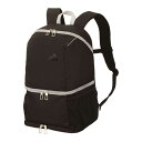 【エントリーでポイント10倍】モルテン adidas ADP42BK ボール用デイパック 24L 黒色x青色 ボールバッグ